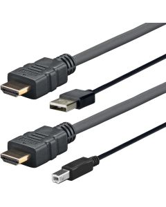 Vivolink PROHDMIUSBAB5AMP video kabel adapter 5 m Zwart