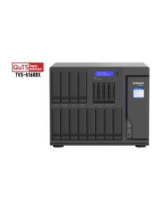 QNAP TVS-h1688X NAS Tower Intel® Xeon® W-1250 32 GB DDR4 0 TB QuTS hero Zwart