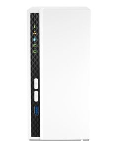 QNAP TS-233 data-opslag-server NAS Tower ARM Cortex-A55 2 GB 0 TB QNAP QTS Wit