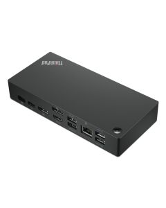 Lenovo 40AY0090UK laptop dock & poortreplicator Bedraad USB 3.2 Gen 1 (3.1 Gen 1) Type-C Zwart
