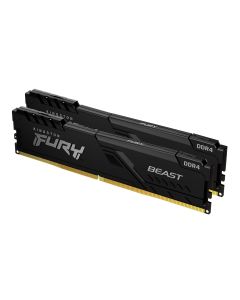 Kingston Technology FURY Beast 32GB 3200MT/s DDR4 CL16 DIMM (Kit van 2) 1Gx8 Black