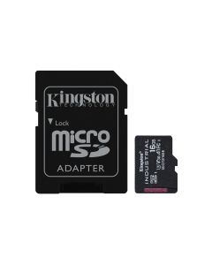 Kingston Technology 16GB microSDHC Industrial C10 A1 pSLC-kaart + SD-adapter