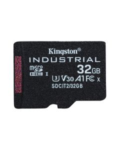 Kingston Technology 32GB microSDHC Industrial C10 A1 pSLC-kaart enkele verpakking zonder adapter