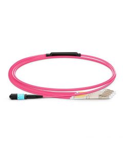 Lanview LVO230502-MTP InfiniBand en Glasvezelkabel 2 m LC Violet