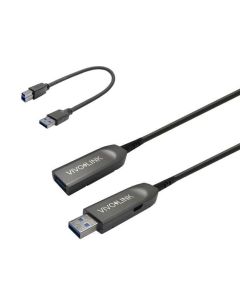 Vivolink PROUSB3AAF50 USB-kabel USB 3.2 Gen 1 (3.1 Gen 1) 50 m USB A Zwart