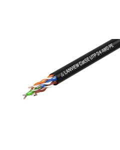 Lanview LVN122149 netwerkkabel Zwart 305 m Cat5e U/UTP (UTP) Rond