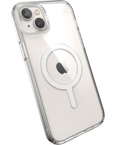 Speck Presidio Perfect Clear + MS Apple iPhone 14 Plus/15 Plus Clear - with Microban