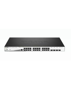 D-Link DGS-1210-28MP/E netwerk-switch Managed L2 Gigabit Ethernet (10/100/1000) Power over Ethernet (PoE) 1U Zwart, Grijs