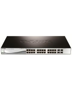 D-Link DGS-1210-28P Managed L2 Gigabit Ethernet (10/100/1000) Power over Ethernet (PoE) 1U