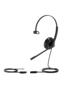 Yealink YHS34 Lite Mono Headset Bedraad Hoofdband Kantoor/callcenter Zwart