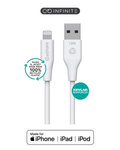 eSTUFF ES601170 Lightning-kabel 1 m Wit