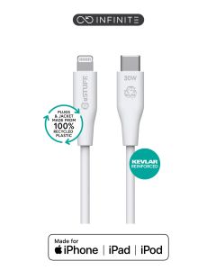 eSTUFF ES602170 Lightning-kabel 1 m Wit