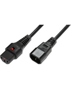 Microconnect PC1071 electriciteitssnoer Zwart 5 m C14 stekker C13 stekker