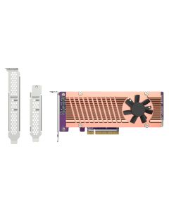 QNAP QM2-2P-384A interfacekaart/-adapter Intern M.2