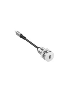 Vivolink PROUSBCMF0.3SOCKET-W USB-kabel USB 3.2 Gen 2 (3.1 Gen 2) 0,3 m USB C Wit