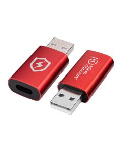 Microconnect MC-ACADAP-SC tussenstuk voor kabels USB A USB C Rood