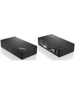 Lenovo 40A70045IT laptop dock & poortreplicator Bedraad USB 3.2 Gen 1 (3.1 Gen 1) Type-B Zwart