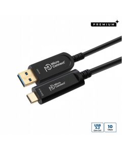 Microconnect MC-USB3.2CA5OP USB-kabel USB 3.2 Gen 2 (3.1 Gen 2) 5 m USB A USB C Zwart