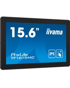 iiyama ProLite TF1615MC-B1 computer monitor 39,6 cm (15.6") 1920 x 1080 Pixels Full HD Touchscreen Zwart