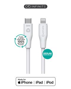 eSTUFF ES602370-BULK Lightning-kabel 3 m Wit