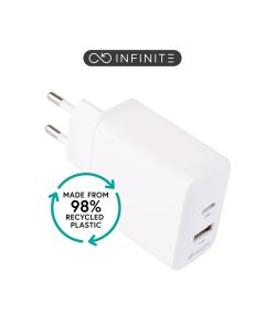 eSTUFF ES637031-BULK oplader voor mobiele apparatuur Smartphone Wit AC Snel opladen Binnen
