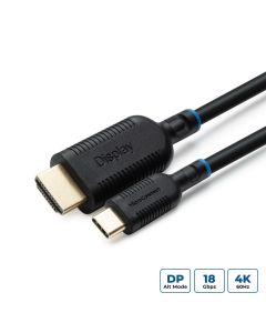 Microconnect MC-USBCHDMI1 video kabel adapter 1 m HDMI Type A (Standaard) Zwart