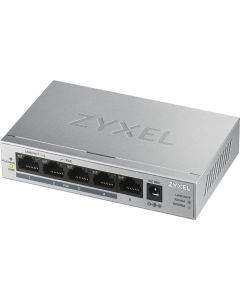 Zyxel GS1005HP Unmanaged Gigabit Ethernet (10/100/1000) Power over Ethernet (PoE) Zilver