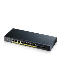 Zyxel GS1900-10HP Managed L2 Gigabit Ethernet (10/100/1000) Power over Ethernet (PoE) Zwart
