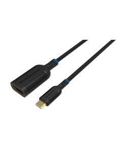 Microconnect MC-USBCDP-A video kabel adapter 0,2 m USB Type-C DisplayPort Zwart