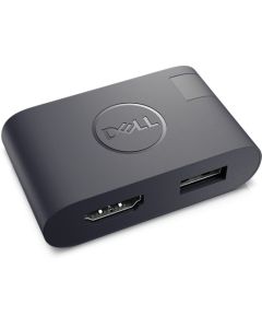 DELL DA20 video kabel adapter USB Type-C HDMI + USB Zwart