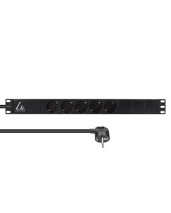 Lanview LVR-3MSCH-LIC-SCH5 energiedistributie 5 AC-uitgang(en) 1U Zwart