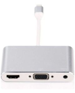 Microconnect LIGHT-HUB4 interface hub Lightning 480 Mbit/s Zilver