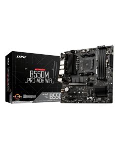 MSI B550M PRO-VDH WIFI moederbord AMD B550 Socket AM4 micro ATX