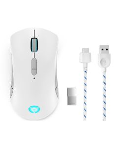Lenovo Legion M600 Wireless Gaming muis Gamen Ambidextrous RF Wireless + Bluetooth + USB Type-A Optisch 16000 DPI