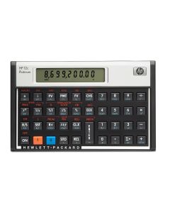 HP 12c calculator Desktop Financiële rekenmachine Aluminium, Zwart