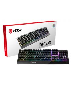 MSI Vigor GK30 toetsenbord Gamen USB QWERTZ Duits Zwart