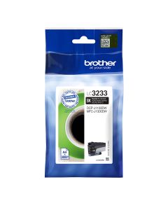 Brother LC3233BK inktcartridge 1 stuk(s) Origineel Normaal rendement Zwart