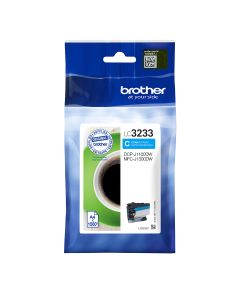 Brother LC3233C inktcartridge 1 stuk(s) Origineel Normaal rendement Cyaan