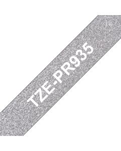 Brother TZE-PR935 labelprinter-tape Wit op zilver