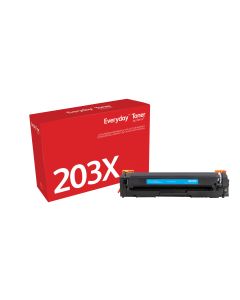 EverydayTM Cyaan Toner van Xerox is compatibel met HP 203X (CF541X), Hoge capaciteit