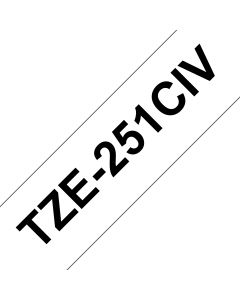Brother TZE251CIV labelprinter-tape TZ