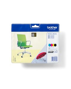 Brother LC-229XLVALBP inktcartridge 4 stuk(s) Origineel Zwart, Cyaan, Magenta, Geel