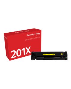 EverydayTM Geel Toner van Xerox is compatibel met HP 201X (CF402X), Hoge capaciteit