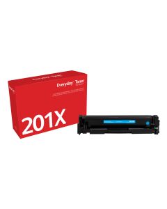 EverydayTM Cyaan Toner van Xerox is compatibel met HP 201X (CF401X), Hoge capaciteit