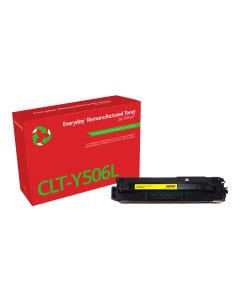 EverydayTM Geel Remanufactured Toner van Xerox compatible met Samsung (CLT-Y506L), Hoge capaciteit