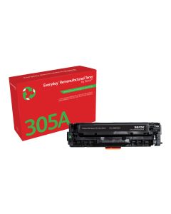 EverydayTM Zwart Remanufactured Toner van Xerox compatible met HP 305A (CE410A), Standaard capaciteit