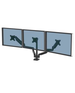 Fellowes Platinum Series driedubbele monitorarm - Zwart