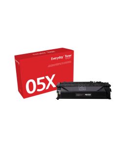 EverydayTM Zwart Toner van Xerox is compatibel met HP 05X (CE505X), Hoge capaciteit