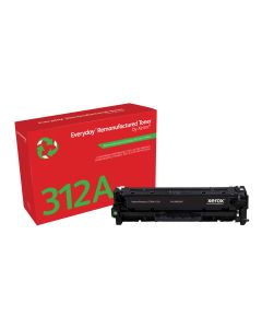 EverydayTM Zwart Remanufactured Toner van Xerox compatible met HP 312A (CF380A), Standaard capaciteit