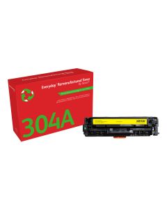 EverydayTM Geel Remanufactured Toner van Xerox compatible met HP 304A (CC532A), Standaard capaciteit